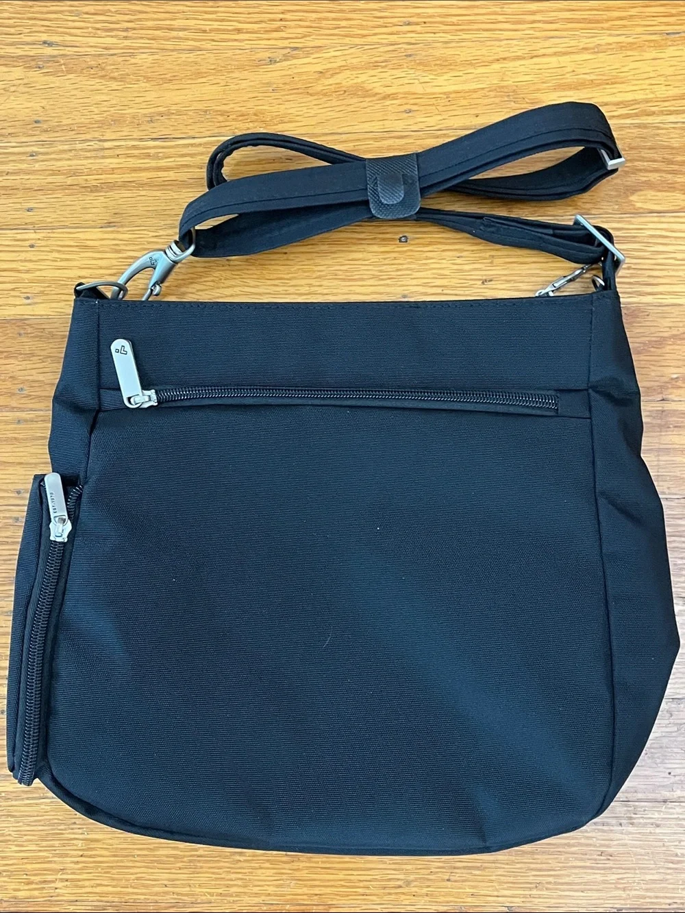 Travelon classic north south crossbody purse anti theft black new